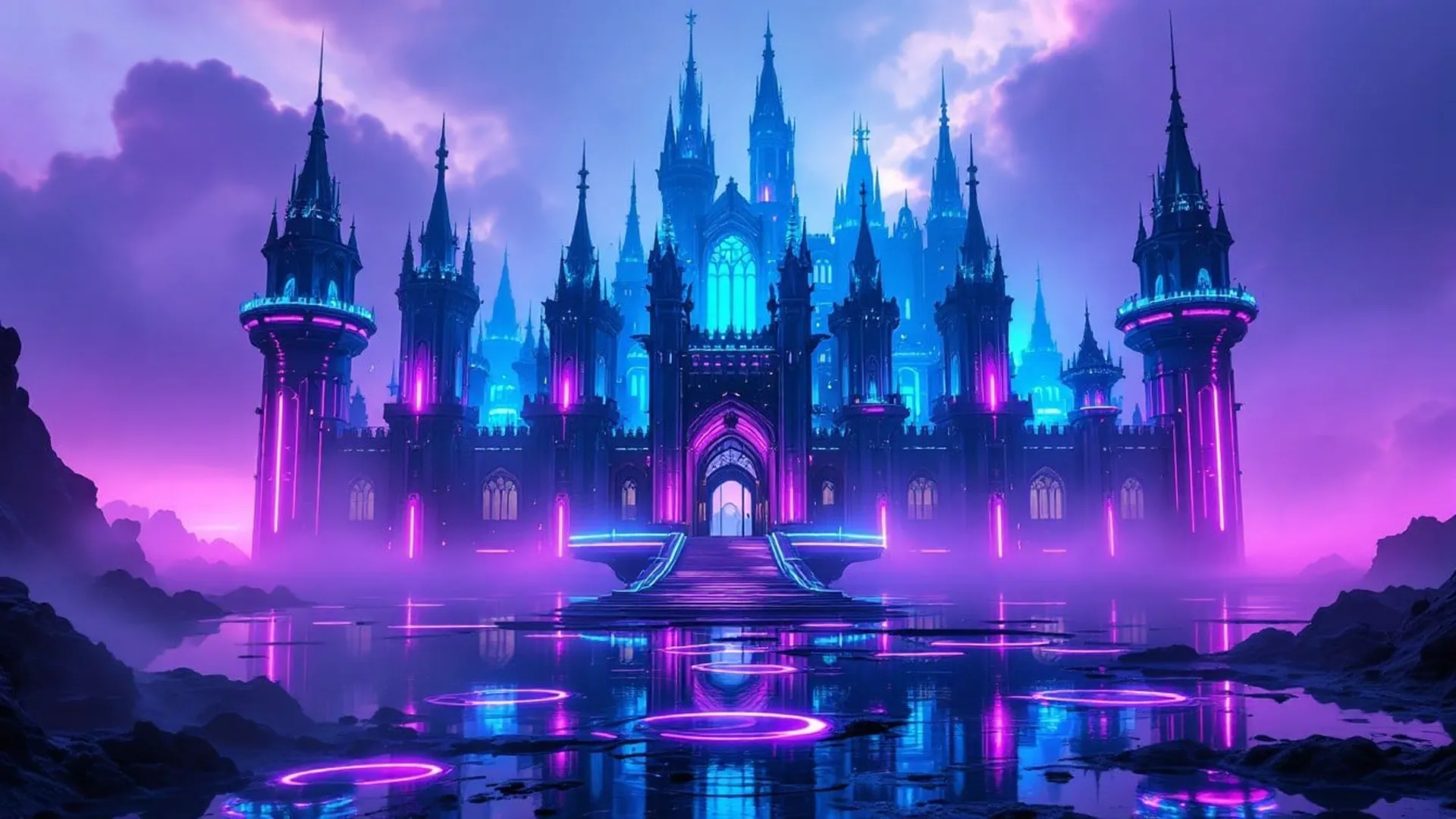 网络赌博城堡夜景全貌 - 博彩平台